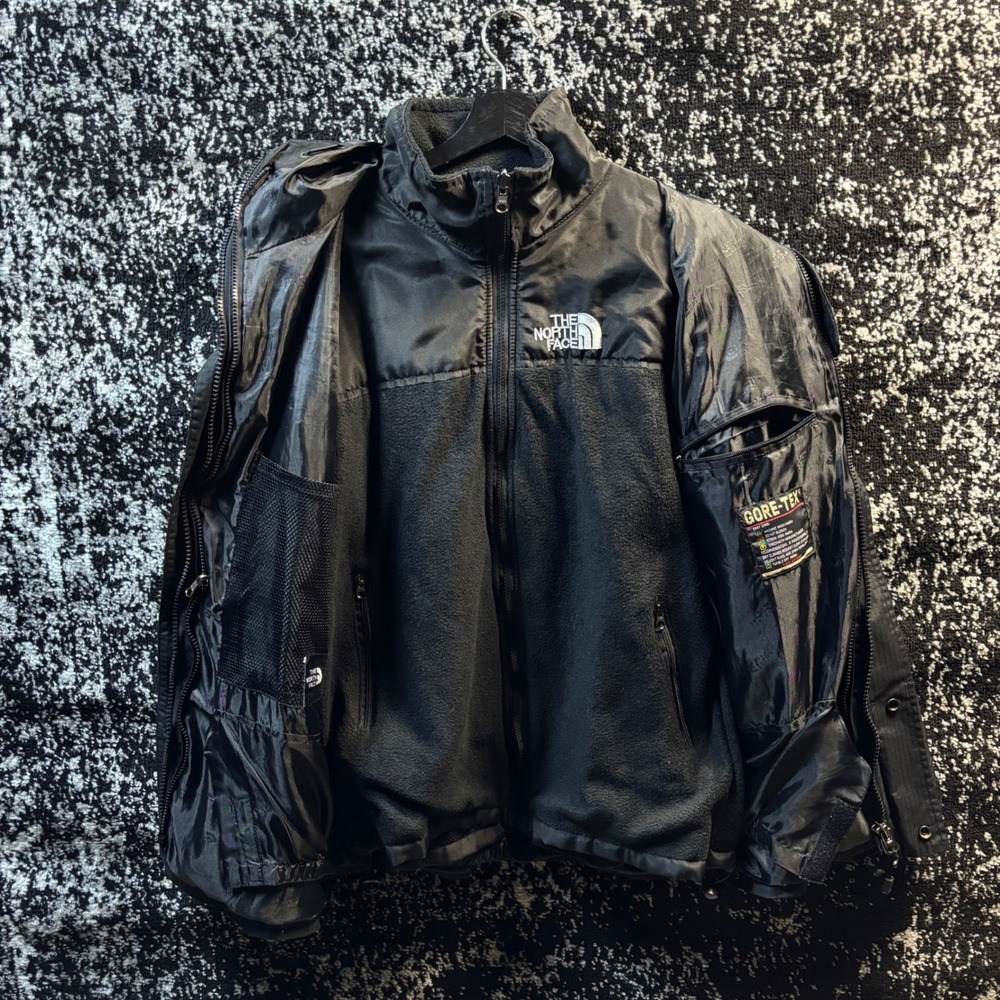 The North Face Summit Series Gore-Tex XCR Jacket Mens Medium Black 3-in-1 Parka - Picture 7 of 9